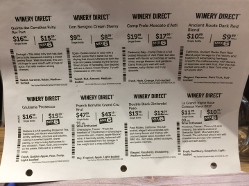 Descriptions of Total Wine and More Wines, Port, Sherrry, and Champaign